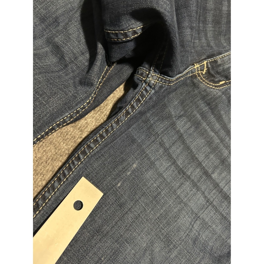 Cinch Ian Mens Slim Bootcut Jeans Blue Wash MB65436001 fit 32X33 (tag 30X34) - Picture 5 of 8